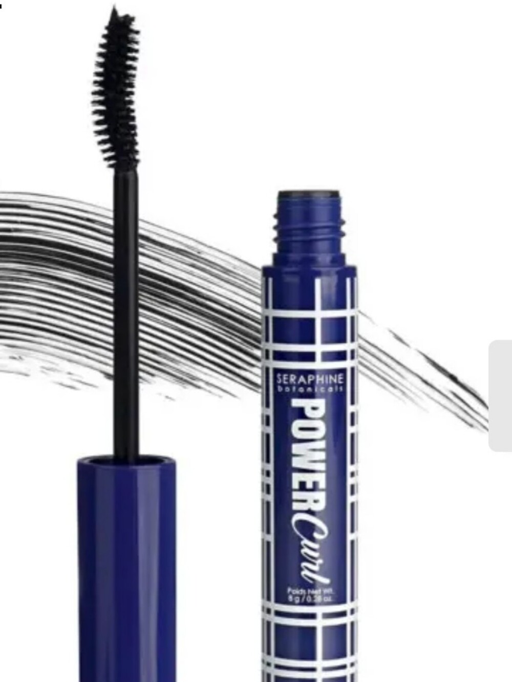 SERAPHINE BOTANICALS Power Curl Mascara SEALED AND FULL SIZE